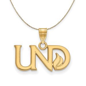 14k Yellow Gold North Dakota Small Necklace - 18 Inch